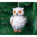 Елочное украшение Сова белая