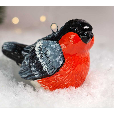 Елочное украшение Снегирь