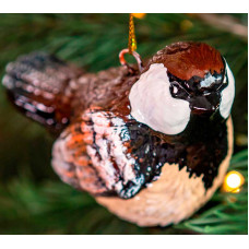 Елочное украшение Воробей