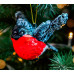 Елочное украшение Снегирь в полете