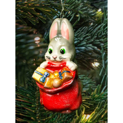 Елочное украшение Зайчик