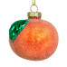 Елочное украшение из стекла Мандарин