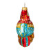 Елочное украшение из стекла  Попугай