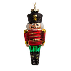 Елочное украшение из стекла Щелкунчик