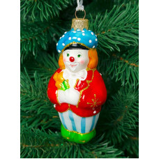 Елочное украшение из стекла Клоун