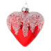 Елочное украшение из стекла Сердце
