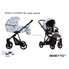 Детская коляска BEBETTO NITELLO FLOWERS 2В1  