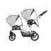 Детская прогулочная коляска для двойни BEBETTO 42 SPORT СOMFORT